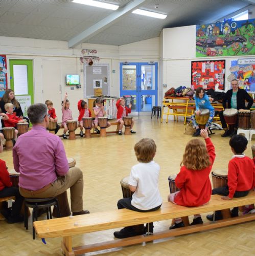 Reception African Drumming Workshop