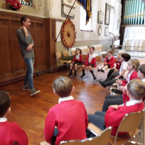 Year 2 Remembrance visit to All Saints