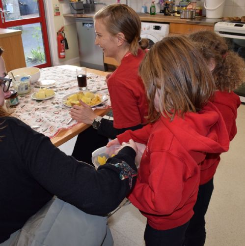 School Council treat the Midday Supervisors